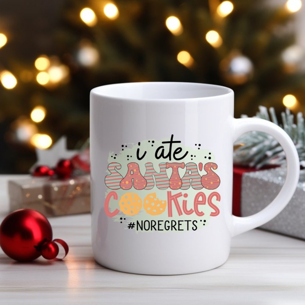 I Ate Santa's Cookies Christmas Coffee Mug 15oz Cup